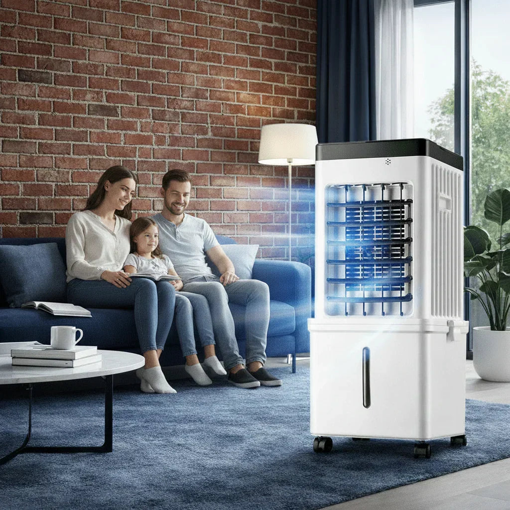 NOVACOOL – 3-in-1 Luftkühler – Ventilator & Befeuchtung in einem