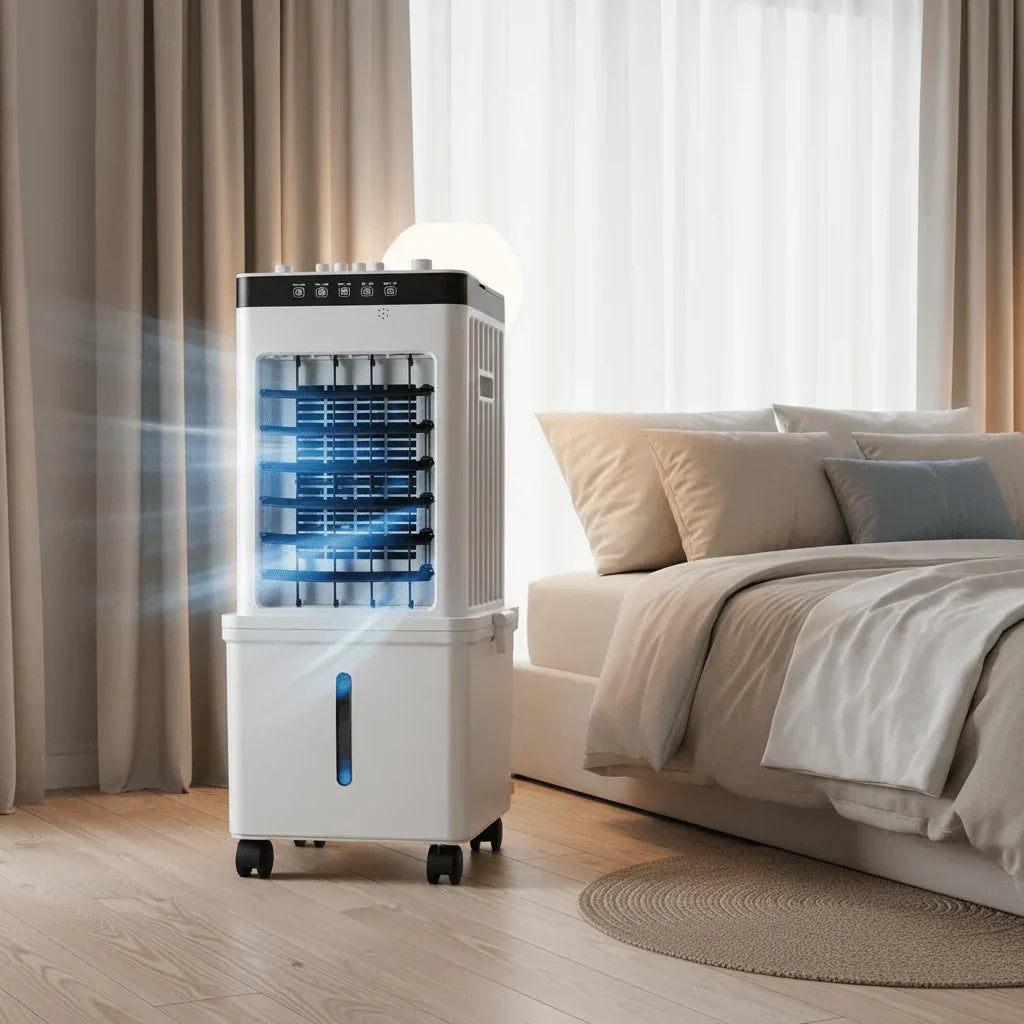 NOVACOOL – 3-in-1 Luftkühler – Ventilator & Befeuchtung in einem